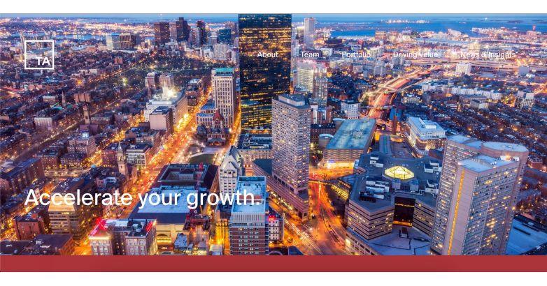 TA Associates' website is designed to inspire trust.